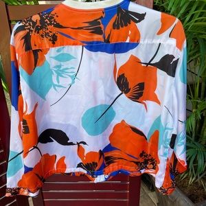 Ladies jacket,Vibrant colors,, zipper front with placket, gorgeous details